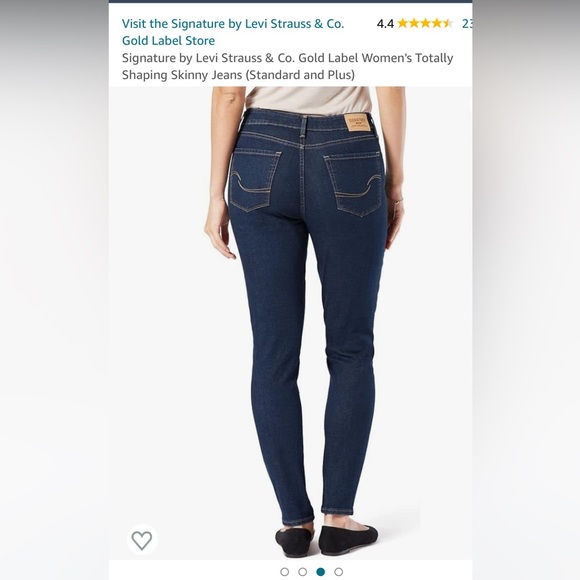 SIGNATURE GOLD LEVI STRAUS SKINNY SHAPING JEAN - Picture 2 of 8